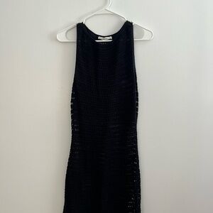 Crochet mini dress / coverup